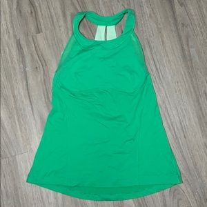 LuluLemon Green Racerback Tank Top 10